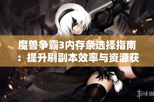 魔兽争霸3内存条选择指南：提升刷副本效率与资源获取