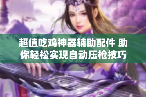超值吃鸡神器辅助配件 助你轻松实现自动压枪技巧