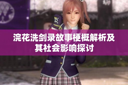 浣花洗剑录故事梗概解析及其社会影响探讨