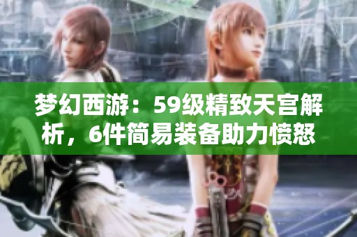 梦幻西游：59级精致天宫解析，6件简易装备助力愤怒特技全上线