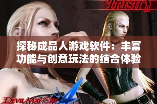 探秘成品人游戏软件：丰富功能与创意玩法的结合体验