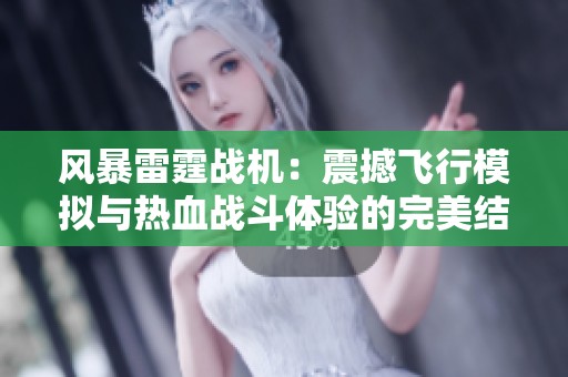 风暴雷霆战机：震撼飞行模拟与热血战斗体验的完美结合