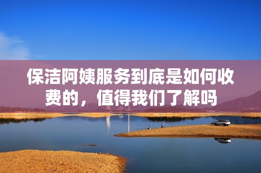 保洁阿姨服务到底是如何收费的，值得我们了解吗