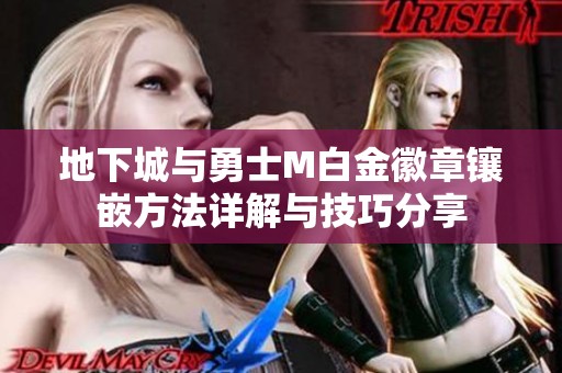 地下城与勇士M白金徽章镶嵌方法详解与技巧分享
