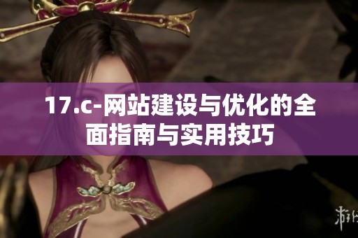 17.c-网站建设与优化的全面指南与实用技巧