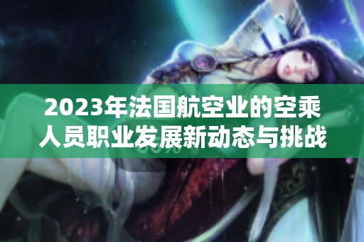 2023年法国航空业的空乘人员职业发展新动态与挑战