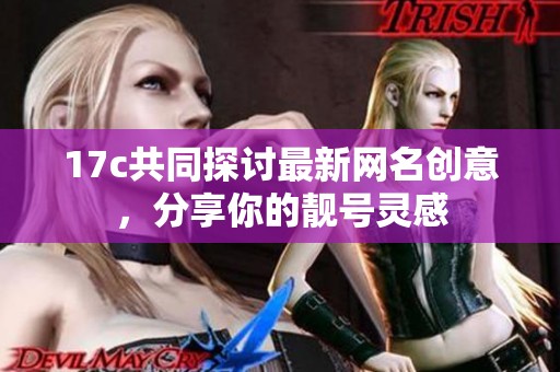 17c共同探讨最新网名创意，分享你的靓号灵感