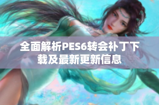 全面解析PES6转会补丁下载及最新更新信息