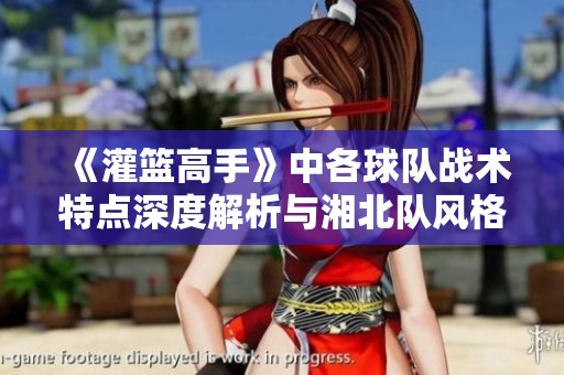《灌篮高手》中各球队战术特点深度解析与湘北队风格探讨