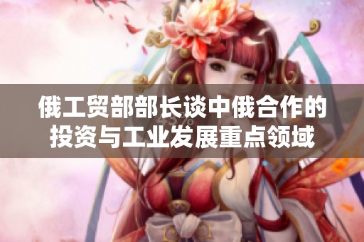 俄工贸部部长谈中俄合作的投资与工业发展重点领域