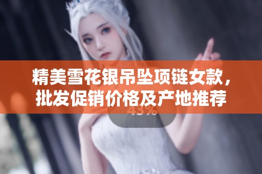精美雪花银吊坠项链女款，批发促销价格及产地推荐