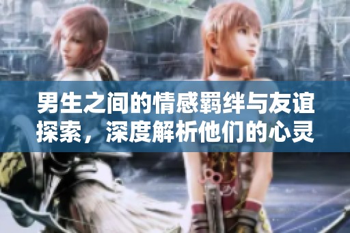 男生之间的情感羁绊与友谊探索，深度解析他们的心灵世界