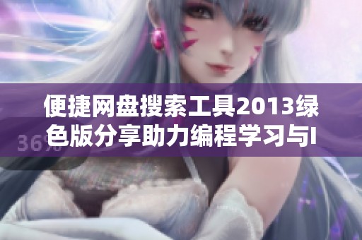 便捷网盘搜索工具2013绿色版分享助力编程学习与IT发展