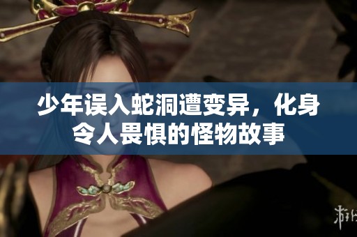 少年误入蛇洞遭变异，化身令人畏惧的怪物故事