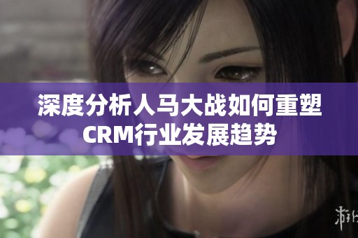 深度分析人马大战如何重塑CRM行业发展趋势