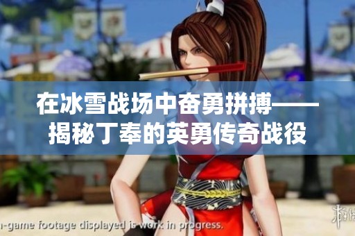 在冰雪战场中奋勇拼搏——揭秘丁奉的英勇传奇战役