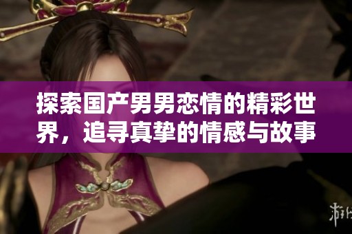 探索国产男男恋情的精彩世界，追寻真挚的情感与故事