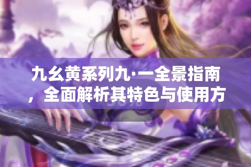 九幺黄系列九·一全景指南，全面解析其特色与使用方法