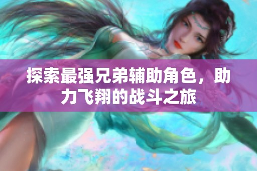 探索最强兄弟辅助角色，助力飞翔的战斗之旅