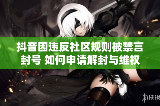 抖音因违反社区规则被禁言封号 如何申请解封与维权指南