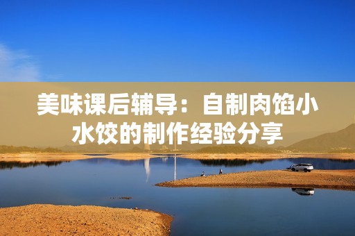 美味课后辅导：自制肉馅小水饺的制作经验分享