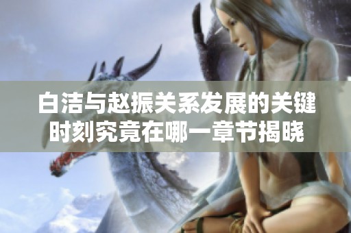 白洁与赵振关系发展的关键时刻究竟在哪一章节揭晓