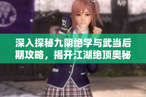 深入探秘九阴绝学与武当后期攻略，揭开江湖绝顶奥秘
