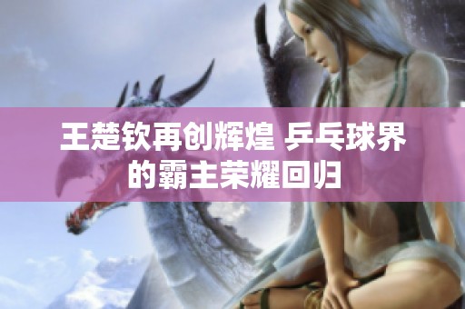 王楚钦再创辉煌 乒乓球界的霸主荣耀回归