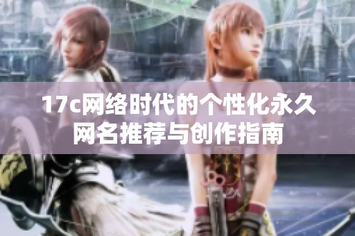 17c网络时代的个性化永久网名推荐与创作指南