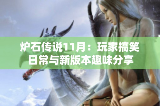 炉石传说11月：玩家搞笑日常与新版本趣味分享