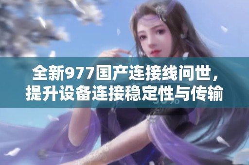 全新977国产连接线问世，提升设备连接稳定性与传输速度