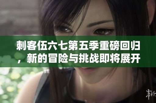 刺客伍六七第五季重磅回归，新的冒险与挑战即将展开